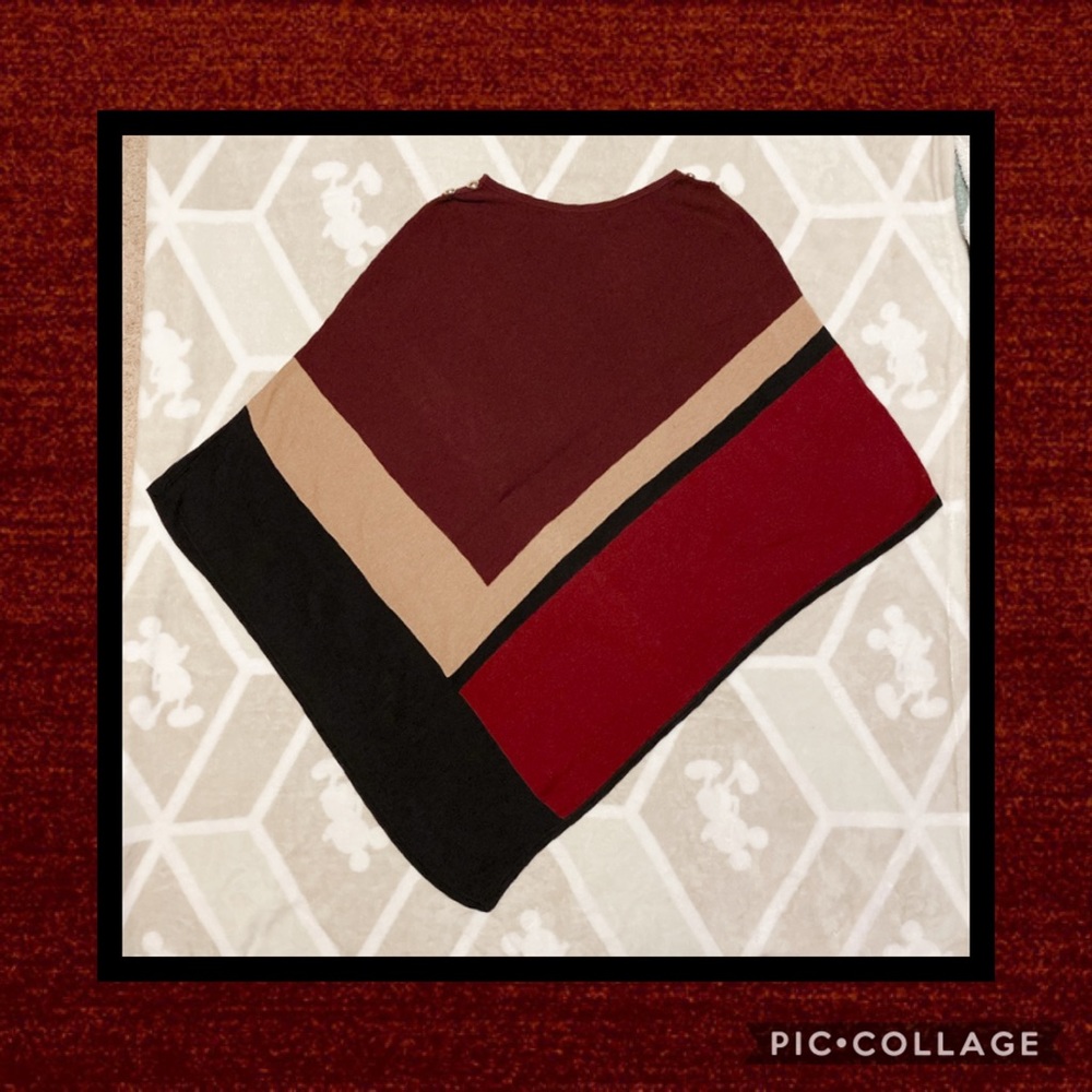 White House Black Market Poncho